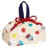 Skater KB7 Children's Lunch Box Drawstring Bag with Gusset, For