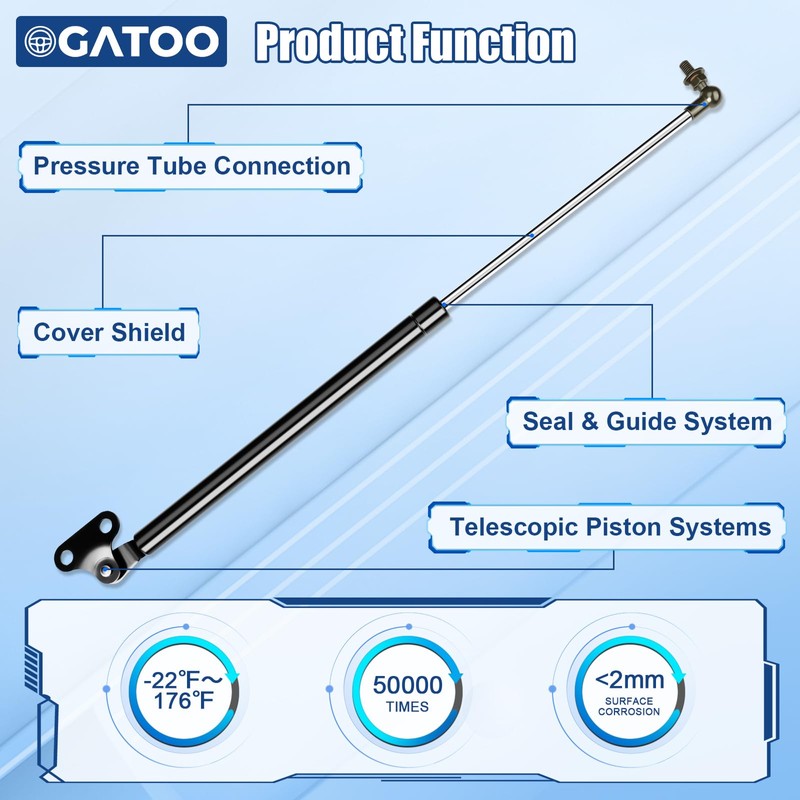 Rear Hatch Lift Supports Tailgate Liftgate Gas Shock Strut Compatible