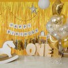 6.5ft Gold Tinsel Foil Fringe Curtain - 2pcs Door Curtains