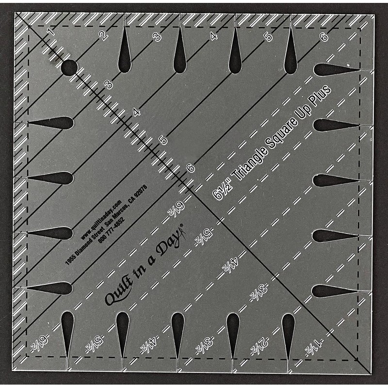 6 1/2 Triangle Square Up Plus by Quilt in a
