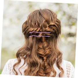 Gatuida 96Pcs Glitter Hair Clips Metal Bobby Pins Pink Purple Black Durable Stoving Varnish Hair Barrettes for Women Travel Friendly Styling Accessories