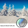 K&F Concept 49mm UV and CPL Filter Kit 18 Multi