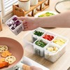 [1 Pack]Fridge Food Storage Containers with Lids Airtight Refrigerator Food