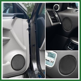 Motoforti 8 Inch Universal Speaker Grills Cover Mesh Guard Protective Case Black - Pack of 4 Long-Lasting