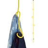Loop Rope, Hanging, Height-Adjustable Rope Coat Rack, Yellow Peppermint Products