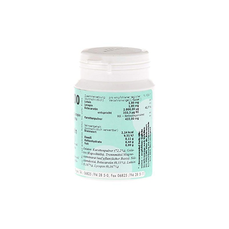 Beta Carotene 2000 Capsules