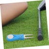 OHPHCALL 2pcs Golf Divot Repair Fork for Golfing Training Green