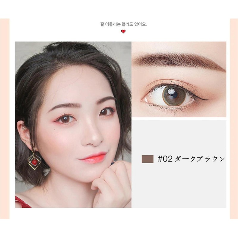 SUIKONE Eyebrow Pencil with Lead Refill, Ultra Fine 0.06 inch