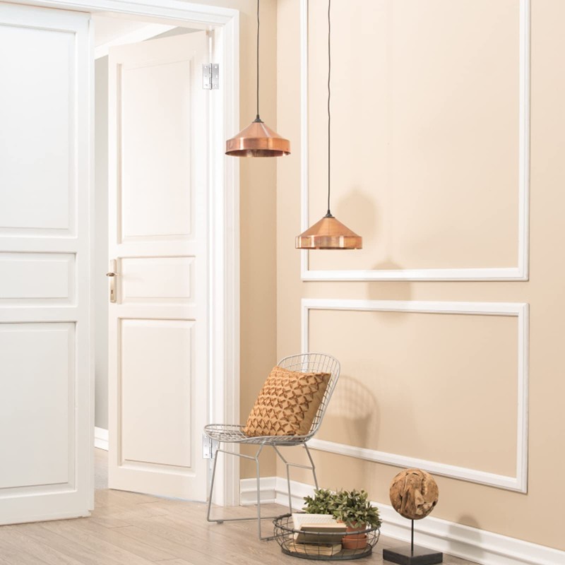 TamBee 20Pcs 3inch Folding Butt Hinges Cabinet Cupboard Closet Hardware