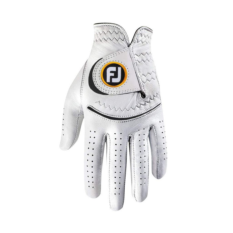 FootJoy Women's StaSof Golf Glove, White Medium/Large, Worn on Right