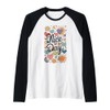Nice Day Nice Day Colorful Hearts Suns Moons Design Raglan