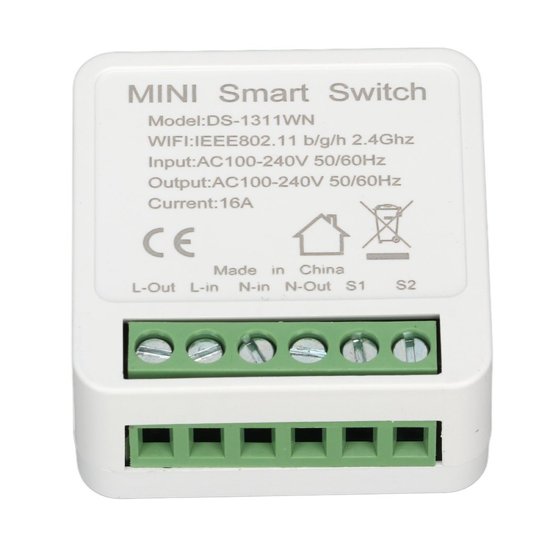 WiFi Switch Portable 16A Smart Power Switch APP Voice Control