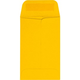 #1 Coin Envelopes (2 1/4 x 3 1/2) - Sunflower Yellow (250 Qty.)