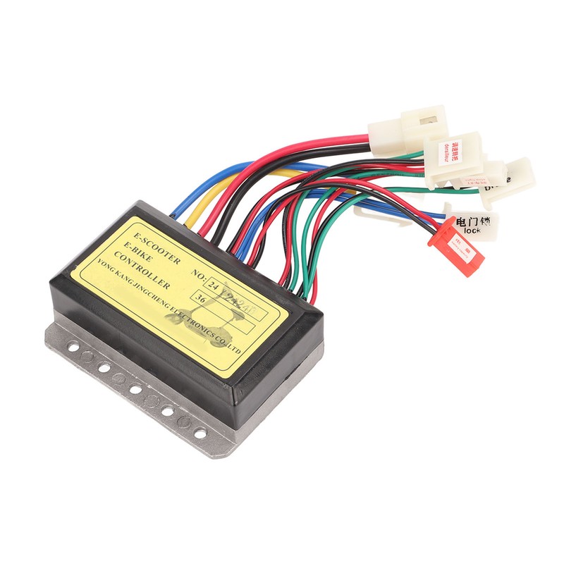 24V Brushless Motor Speed Controller Kit with Throttle Grip for