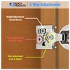 Nuk3y Overlay Soft Close Cabinet Hinge 105 Degree with Screws