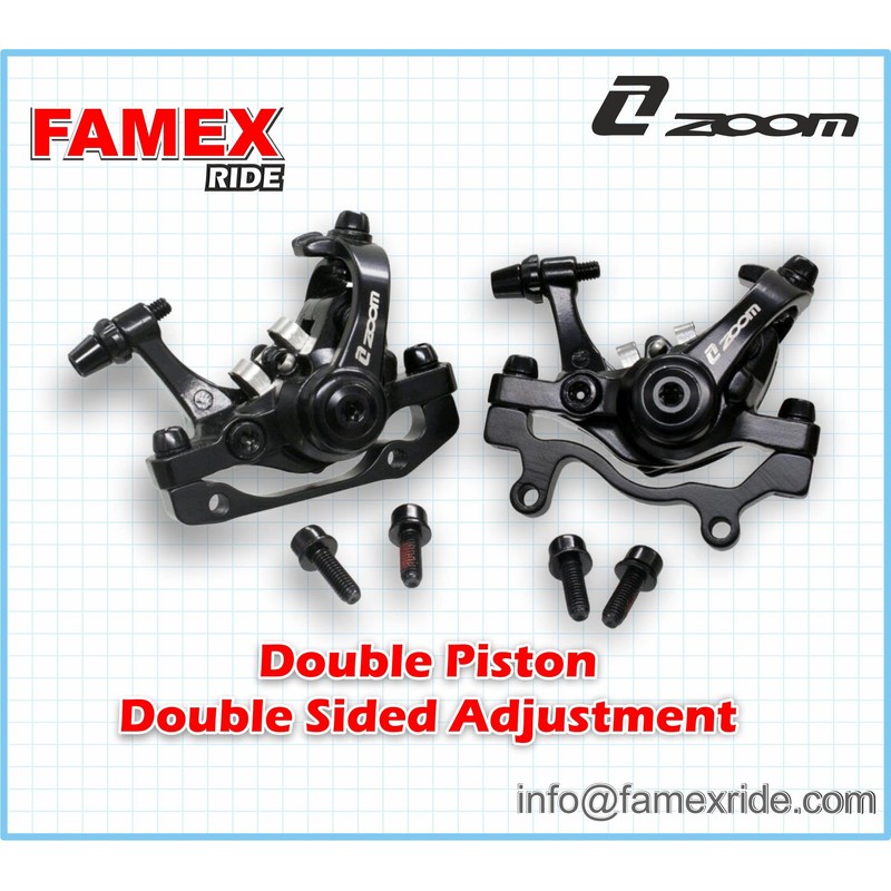 ZOOM MTB Bike Mechanical Disc Brake Calliper Front & Rear