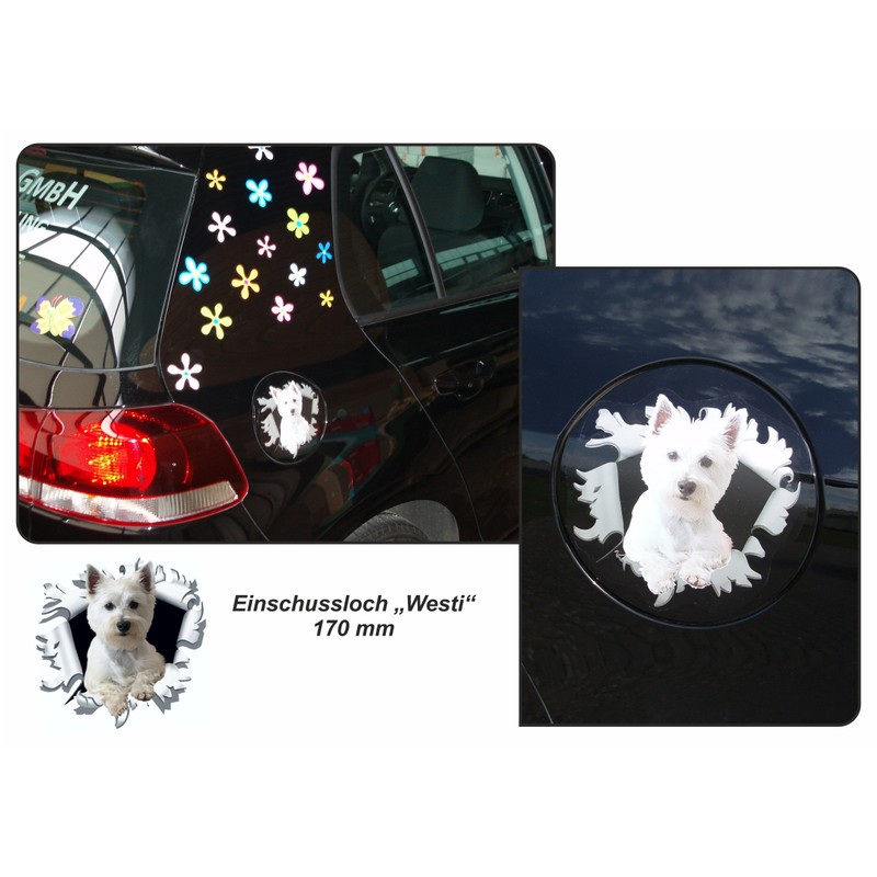 Bullet Hole Sticker Cobra 175mm