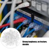 100Pcs Network Crystal Heads Gold Plated Strong Toughness Cable Connectors
