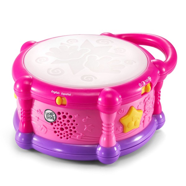 LeapFrog Learn and Groove Color Play Drum Bilingual, Pink