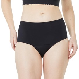 Proof. Incontinence High Rise Brief, Heavy Absorbency Underwear for Women - Holds up to 5 Regular Tampons - Washable Leakproof Bladder Leak Panties - Unders Collection - XS/S, Black