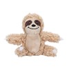Sloth Trunk Holes Toys for Dog Squeaky Plush Toys Hide