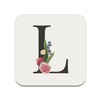 Cork Coaster - L Léa Louna Lara Alphabet First Name