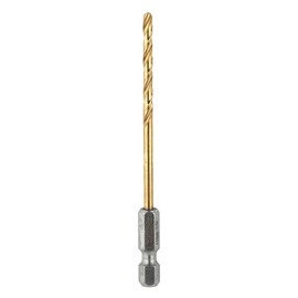 Norske Tools NIDBP204 Hex Shank Titanium Coated 1/8" Impact Drill Bit