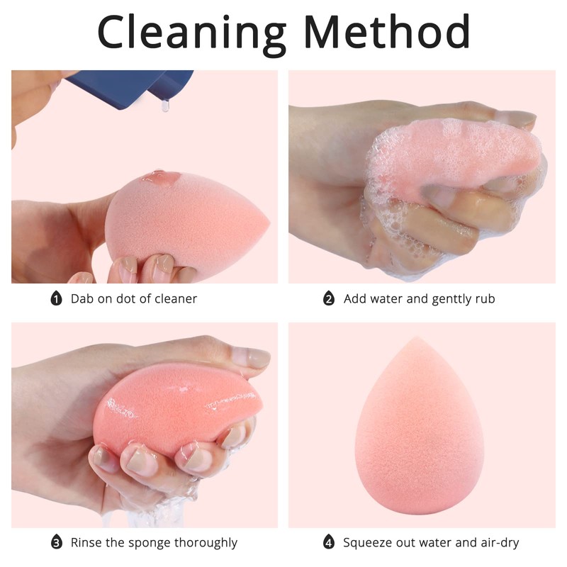Beakey - Esponja de maquillaje para base de maquillaje, esponja