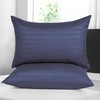 Moonlight Bedding Pillow cases 2 pack - Washed Blue Stripe