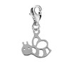 Honey Bumble Bee 925 Silver Clip On Charm Pendant E2C