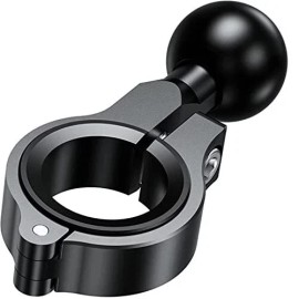 See description Handlebar Mount With 1'' Tpu Ball Compatible With Ram Mounts B Size Double Socke