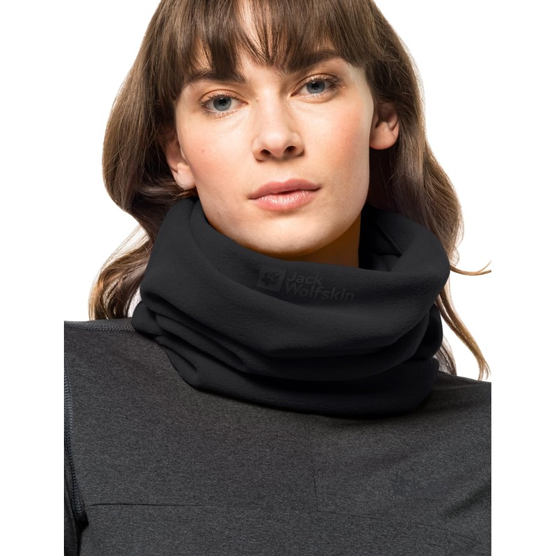 Jack Wolfskin Real Stuf Scarf, Black, One Size