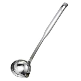 Oil Filter Spoon, Multifunctional Stainless Steel Ladle with Fine Filtering Holes for Soup Hot Pot, Oil Separation