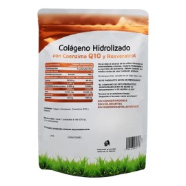 Colageno Hidrolizado Coenzima Q10 Y Resveratrol Vidanat 300g Sabor Matcha