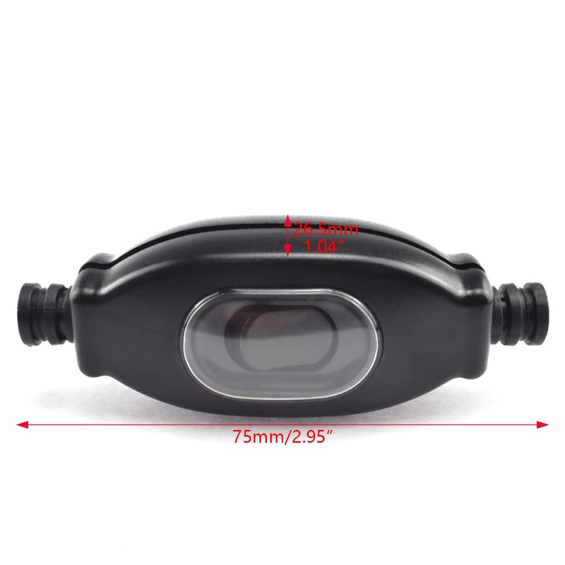 SDTC Tech 1-Pack Waterproof Inline Rocker Light Switch Outdoor Wire