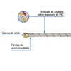 Pretul FGA-06P, Manguera flexible de 60cm para gas, trenzado aluminio