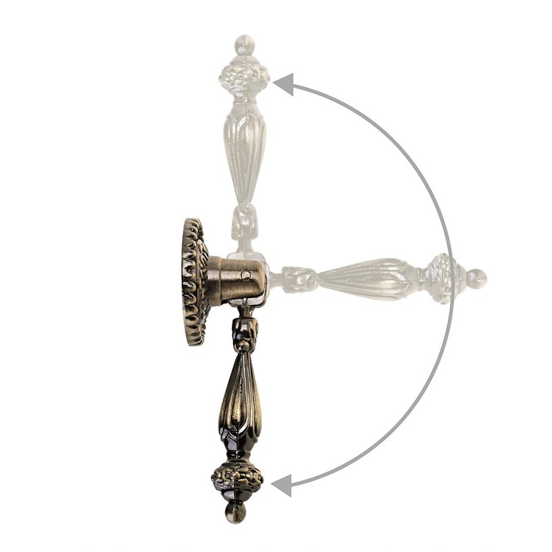 CellCase 4 Pieces Antique Style Bronze Metal Drawer Tear Drop