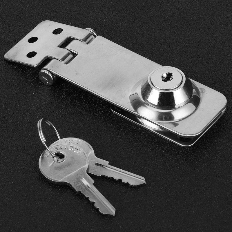 Safety Hasp with Lock Hasp, 76 mm/3 Inch Hasp Safety