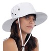 Foldable-Bucket-Hats with String Wide-Brim Hiking-Fishing UV Sun Protection Floppy Sun