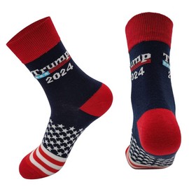 Trump Socks, Trump 2024 Socks,Make America Great Again USA Socks - Color: Red