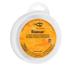 Seaguar IceX 100% Fluorocarbon Fishing Line , Abrasion Resistance, Made for Hard Water 6lbs, 50yds Break Strength/Length - 06ICE50