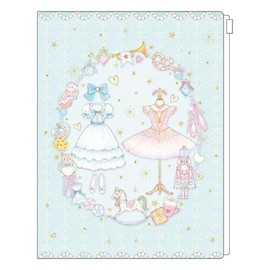 Takei Miki [Pocket File] Zippered 6 Pocket Clear File / Nutcracker