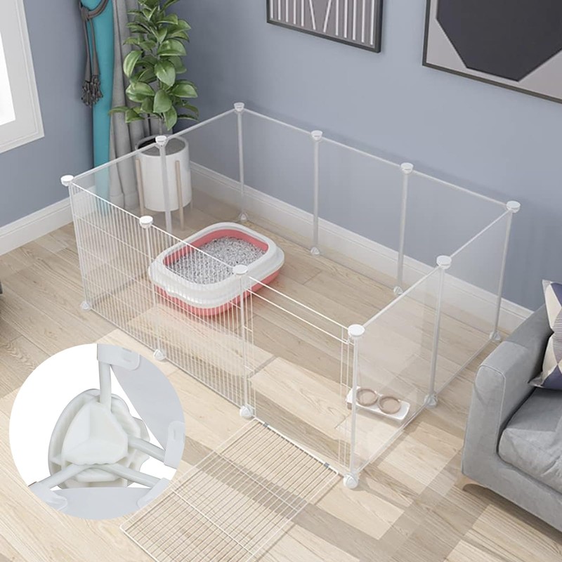 Wire Mesh Cubes, 40 Pieces Wire Cubes Plastic Connectors, Wire