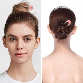 Nogeqi 6 Pcs French Twist Hair Pin, Vintage U Shaped Hair Pins, Metal U Pins for Hair Bun, Hair Fork Pin for Women, Gold Silver Chignon Hair Pin for Thick Thin Hairstyles Accessories