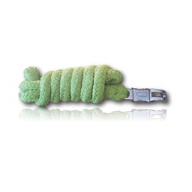 Lead rope with panic hook for horse in various stylish designs. Leash, ties pony, donkey, goat