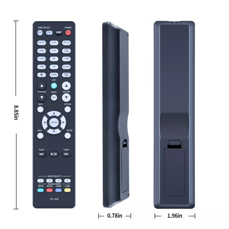 TCNOUMT New RC-1239 Remote Control For Denon AV Receiver AVR-X3700H