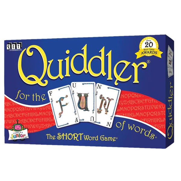 JPlayko Quiddler - The Ultimate Short Word Game Wordplay Adventure Card Game Educational Family Game Party Fun Entertainment
