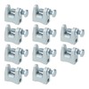 YINETTECH 10pcs M10 Beam Clamps Bracket Ductile Cast Iron Galvanized