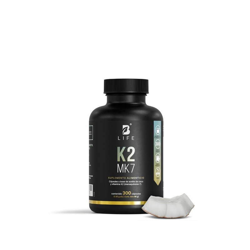 B Life Vitamina K2 MK7 | 300 Cápsulas Blandas |