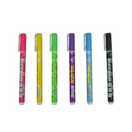 WEDO 252700699 Creative Marker Gold+Outline for Designing Paints on Stones Line Width Depending on Print 1-2 mm 6 Colours/Pens Multicoloured
